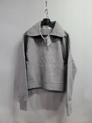 M) 8seconds カラーネック スウェット グレー