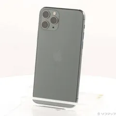 〔中古品〕 iPhone11 Pro 64GB ミッドナイトグリーン MWC62J／A SIMフリー【349】