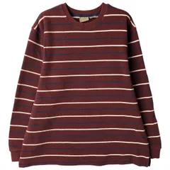 古着 エルエルビーン L.L.Bean ボーダー柄 サーマルロングTシャツ メンズL相当/eaa598452