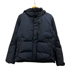 B&Y ユナイテッドアローズ BEAUTY&YOUTH ビューティー&ユース ダウンジャケット 小松マテーレ 長袖 無地 1225-114-8948 M 紺 ネイビー