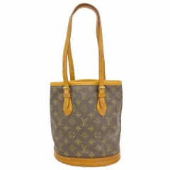ルイ・ヴィトン(Louis Vuitton) ルイ・ヴィトン トートバッグ モノグラム バケットPM M42238 ブラウンレディース