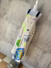 リメイクサロペットスカート リメイクジャンパースカート リメイクロングワンピース パッチワークワンピース ストリートワンピース つなぎワンピース