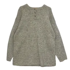 Woolrich/ウールリッチ ニット セーター 長袖 HONG KONG製 メンズ XL ホワイトベージュのサムネイル