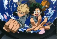 【中古】クリアファイル 2.緑谷出久＆爆豪勝己 A4オリジナルクリアファイル 「僕のヒーローアカデミア×ファミリーマート」 対象商品購入特典