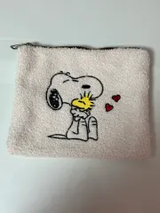 SNOOPY フリース ポーチ