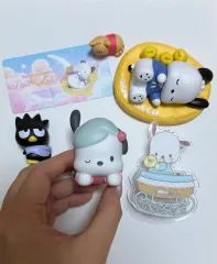 (まとめ売り) サンリオ ポチャッコ スリップ フィギュア アクリル スタンド セット