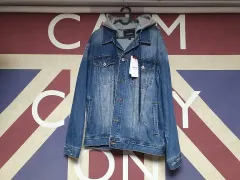 バックプリント オーバサイズ デニムジャケット LYNN WHO buckaroo サイズ L 100