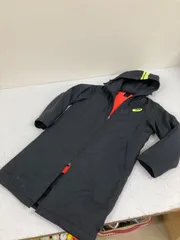 送料無料★asics アシックス★ベンチコート　ロング中綿ジャケット　ウィンドブレーカー★キッズ　子供　130 ジュニア★ブラック#71231sae