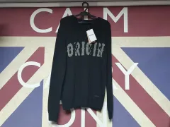 バックルー UNI レタリング パターン ニット M 95 L 100 XL 105 ブラック