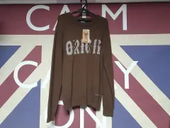 buckaroo UNI レタリング パータン ニット M 95 L 100 XL 105 DARK ベージュ