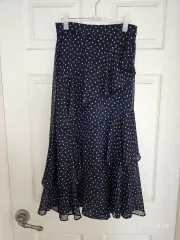 アシンメトリーフィット ロング丈スカート