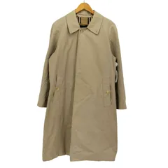 バーバリーズ BURBERRYS 英国製 OLD 裏地ノバチェック 比翼 ステンカラー コート メンズ 表記無 