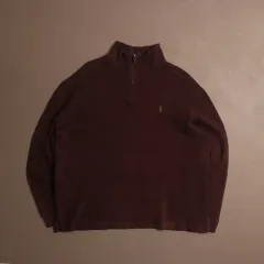 ポロラルフローレン ハーフジップ コットン ニット A1399