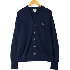 古着 80~90年代 ラコステ LACOSTE IZOD アクリルニットカーディガン USA製 メンズL相当 ヴィンテージ/eaa602537