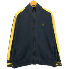 古着 ラルフローレン Ralph Lauren POLO by Ralph Lauren フルジップスウェットシャツ トレーナー メンズXL相当/eaa604097