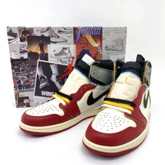 【未使用】NIKE×UNION ナイキ ユニオン AIR JORDAN 1 RETRO HIGH OG エアジョーダン HV8563-600 US9 27cm 箱有