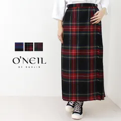 [30%OFF] オニール オブ ダブリン O'NEIL OF DUBLIN ロングイージーキルトスカート 83cm丈 5083 レディース アイルランド製 チェック ボトム [返品・交換不可]