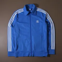 adidas アディダス ヨーロッパ ファイヤーバード ブルー トラックジャージ L026