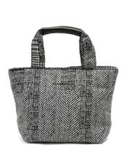 Herringbone and houndstooth mix mini tote bag, brand name, men's bag, 1PIU1UGUALE3 RELAX (Uno Piu Uno Uguale Tre Relax)