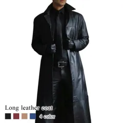 ライダースジャケット メンズ ロングレザーコート 春 Tシャツ 着こなし セール 厚手 40代 ジャケット 黒 レザー アウター ライダース ブラ