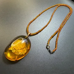 2026年最新】琥珀ネックレス k18の人気アイテム - メルカリ