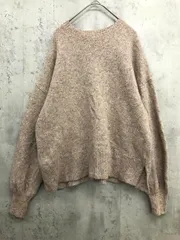 美品 BEAUTY&YOUTH UNITED ARROWS ビューティーアンドユース 1613-699-3324 ウールカラーネップワイドニット ウォッシャブル ニット セーター ベージュ ■■ レディース
