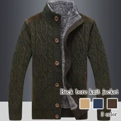 ブルゾン メンズ 裏ボアニットジャケット かっこいい ゴルフ きれいめ ブランド パーカー マウンテン キルティング ジャンパー 冬 おすすめ