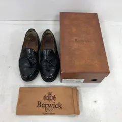 07w51188 Berwick バーウィック タッセルローファー UK5 24.5cm ブラック 黒   24.5cm UK5 ローファー  【中古品】