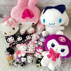 サンリオ Sanrio ぬいぐるみ 大量まとめ売り 20点セット  クロミ マイメロディ シナモロール ハローキティ 02