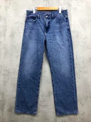UNIQLO JW ANDERSON ユニクロ JWアンダーソン 221-476209 ストレートジーンズ デニムパンツ size28(71㎝)/ブルー ■■ レディース