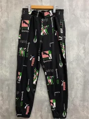 PUMA プーマ 621386-01 スウェット 裏毛 ジョガー イージー パンツ sizeL/総柄 ■■ レディース