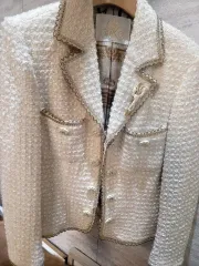 GK アイボリー ツイードジャケット(高級)