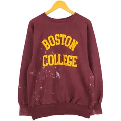 古着 90年代 チャンピオン Champion REVERSE WEAVE リバースウィーブ 刺繍タグ ペイント BOSTON ボストン大学/eaa596093