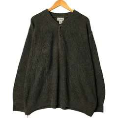古着 80~90年代 エルエルビーン L.L.Bean ヘンリーネック コットンニットセーター USA製 メンズXL相当 ヴィンテージ/eaa599513