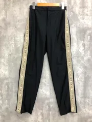 CONVERSE tokyo コンバース ジャージ サイドライン ロゴ トラック パンツ 黒 ■■ レディース