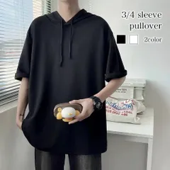 パーカー メンズ 5分袖プルオーバー ストリート 大人 ジップアップ 長袖 厚手 大きいサイズ 秋 ジップ モコモコ 冬 アウター ダウン ゆった