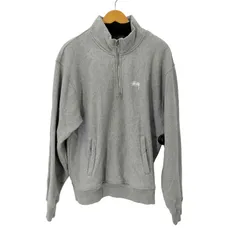 ステューシー Stussy Stock Logo Mock Neck Sweat ハーフジップ メンズ import：L 