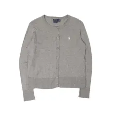 ポロラルフローレン グレー ニット カーディガン