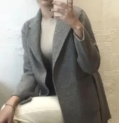 レディース ZARA ザラ ショート コート グレー 出品