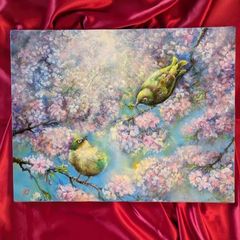 油絵【摸写】ブグロー「少女」国立西洋美術館所蔵 美人画 女の子 人物