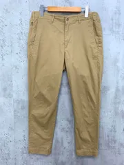 BEAUTY & YOUTH ビューティ&ユース ユナイテッドアローズ チノ ストレッチ スキニー クロップド パンツ sizeL/ベージュ ■■ メンズ