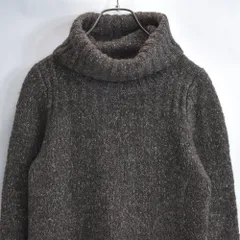 00s〜 L.L.Bean エルエルビーン オフタートルネック デザイン プルオーバーニット セーター ブラウン ヴィンテージ ビンテージ USA アメリカ古着 レディースMサイズ