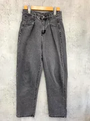 CLASSICAL ELF クラシカルエルフ ウエストタック ハイウエスト テーパード デニムパンツ sizeS/グレー ■■ レディース