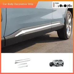 【送料無料】20-24年 トヨタ RAV4用 車身装飾エッジガード 4点セット ABS電<!-利用不可文字-!>仕上げ - 車両を美しく保護！