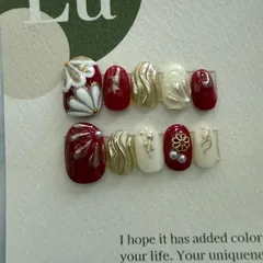 現品限り　成人式ネイルチップ　成人式ネイル　成人式　結婚式　前撮りネイルチップ