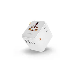 65W急速充電 変換プラグ 全世界対応 TESSAN 海外 変換プラグ 2AC差込口 5USB（3USB-C） 電源アダプター C BF O Aタイプ 海外コンセント自由変換 韓国 オーストラリア シンガポール イギリス タイ ベトナム ヨーロッパ用 旅行 0