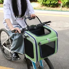 ペット用キャリーバッグ【Fサイズ】手提げ リュック  斜め掛け 3WAY 自転車対応 犬・猫用 お出かけ 自転車 バイク 対応 散歩 お出かけ ハンズフリー防水 機能性 避難 防災 通院 病院 持ち運び 旅行 軽量 携帯便利