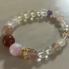 【B100】お買い得品‼️ピンク系ブレスレット15cm