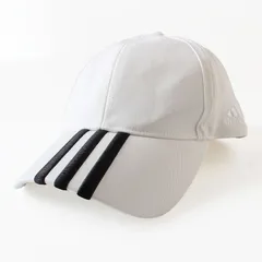 MNL25029 美品 adidas GOLF アディダス ゴルフ キャップ 帽子 ホワイト 白
