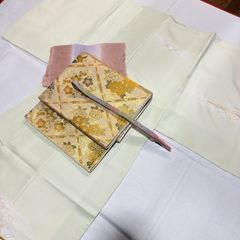 袋帯 金糸 花菱文様 フォーマル 新品 武井咲さん着用 - メルカリ